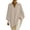 Khaki, variant on Turilly Women's Oversized Collared Sweater Batwing Long Sleeve Knit Top with Asymmetric Draped Hem Design