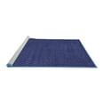 thumbnail image 2 of Ahgly Company Machine Washable Indoor Rectangle Oriental Blue Industrial Area Rugs, 2' x 4', 2 of 4