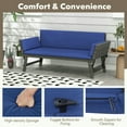 thumbnail image 7 of Kadyn Outdoor Convertible Sofa Daybed with Adjustable Armrests for Balcony-Navy, 7 of 7