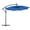 Blue, variant on Gymax 10 ft Patio Offset Umbrella w/ Solar Lights Deck Umbrella w/ Easy Tilt Adjustment Tan