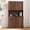 Walnut, variant on Sturdy Frame Wardrobe - Smooth Surface for Easy Cleaning in Bedroom
