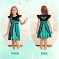 thumbnail image 3 of Benylion Ice Princess Dress Up with accessories for Girls Birthday Party Outfits 1-2T Halloween Costumes for Kids Cosplay Princess Costume, 3 of 7