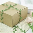thumbnail image 2 of BalsaCircle 67 feet Olive Green Leaf Satin Ribbon Trim Artificial Vines Leaves, 2 of 8