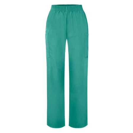 Red Gelscrubs Pant - Adar Universal Natural-Rise Comfort 4 Pkt Cargo Utility Tapered Leg Pants - 503 - Surgical Green - 4X