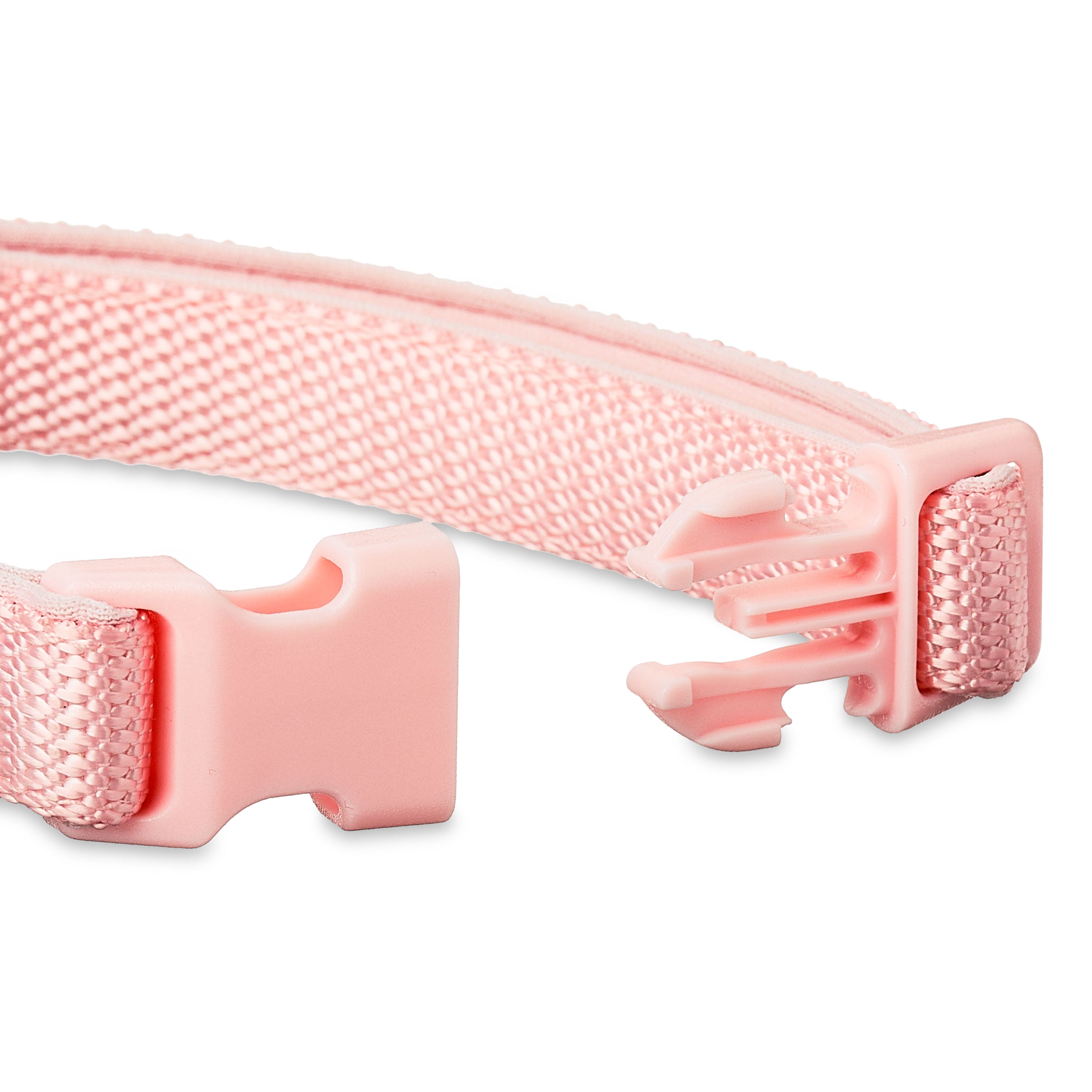 Vibrant Life Neoprene Cushioned Adjustable Dog Collar, Soft Pink, S