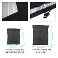 thumbnail image 4 of 1 Pc BBQ Gas Grill Cover Heavy Duty Waterproof Barbeque Grill Cover Foldable Weather Resistant BBQ Grill Cover Rip-Resistant Grill Cover for Outdoor Grill, 57.09x24.02x46.06&nbsp;Inch, 4 of 5