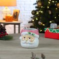 thumbnail image 3 of 5" Nostalgic Ceramic Container - Pink Santa Claus, 3 of 5