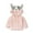 Pink, variant on Godderr Cute Baby Girl Button Hooded Cardigan Knitted Long-Sleeved Soft Kid Sweater Jacket for 6M-2T
