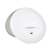 Impressions Vanity Infinity LED Compact Mirror with Strip Light, Bifold Makeup Mirror (White)