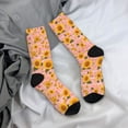 thumbnail image 5 of Balery Plaid Sunflower Pattern Crew Socks Unisex– Soft & Breathable Socks for Men & Women, One-Size Fits Most (US 5-11), Comfortable & Durable for Daily Wear, 5 of 6