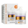 thumbnail image 4 of Advanced Clinicals Vitamin C Cream Face Moisturizer & Body Lotion | Anti Aging Skin Care Firming & Brightening Cream For Body,Face,Uneven Skin Tone,Wrinkles,& Sun Damaged Dry Skin,3PC, 4 of 5