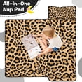 thumbnail image 4 of Beige and Black Of Leopard Print Toddler Nap Mats for Kids Preschool,Sleeping Mat Bag or Kids,Toddler Sleeping Bag,Toddler Nap Mat or Daycare, 4 of 6