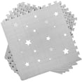 thumbnail image 1 of Playmats - Tapete para bebe de Estrellas armable para bebés y niños de foamy foami fomi foam piso infantil de juego Tapetes espuma goma EVA grueso GRIS, 1 of 9