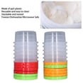 thumbnail image 4 of 1 Cup Containers, Space Saving Stackable Round Plastic Food Containers  for Snack Salad Dressing, 4 of 7