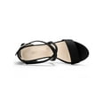 thumbnail image 4 of BLISSFUL STEP Women's Crisscross Strap Open Toe Block Heels Sandals, 4 of 6