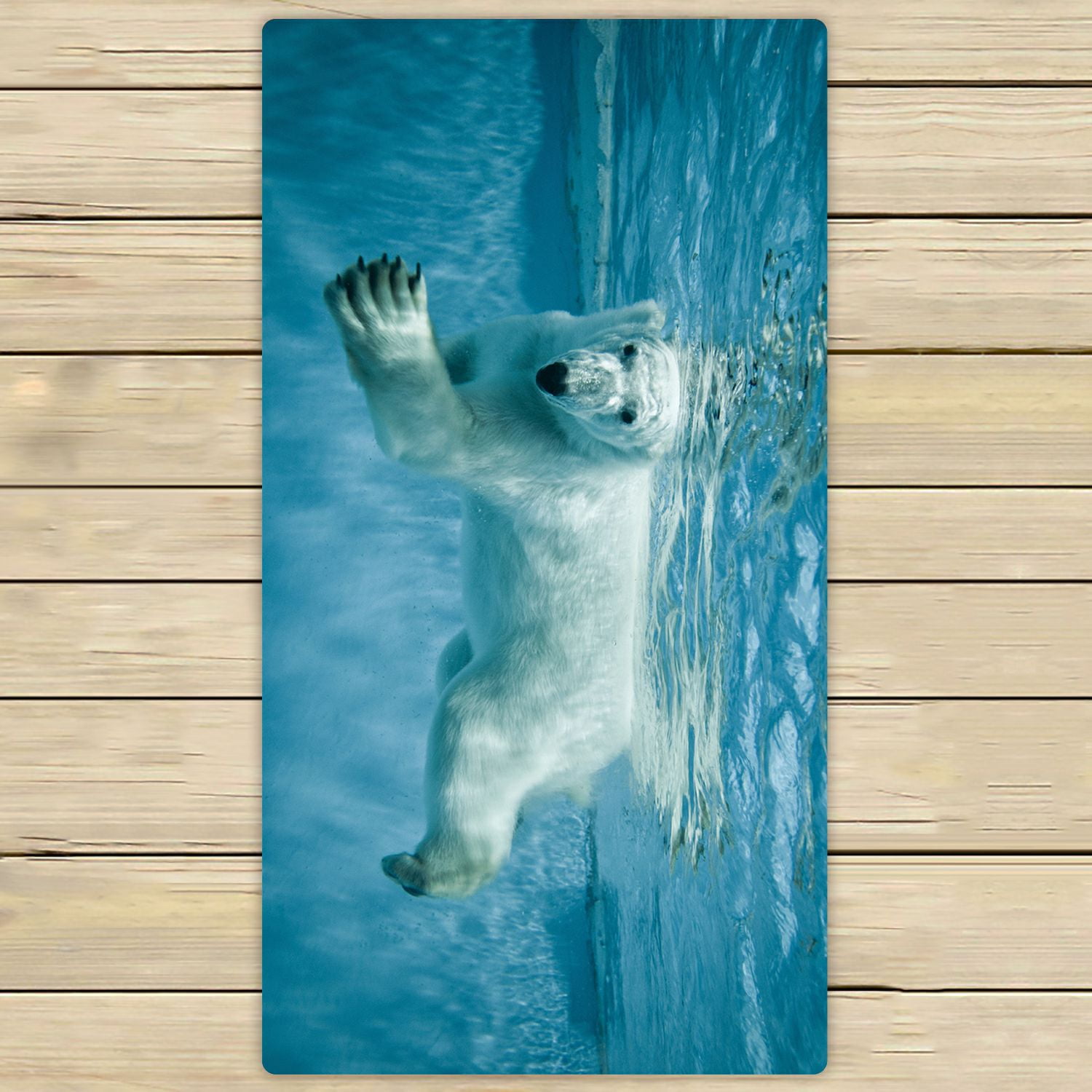 ZKGK Polar Bears Hand Towel Bath Towels Beach Towel For Home Outdoor ...