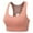 Pink, variant on Gym Sports Bra for Women Clearance Racerback Cotton Sports Bra Workout Running Athletic Sports Bra Support Sports White S