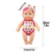 thumbnail image 2 of Juguetes de piscina, juguetes para bebés, juguetes para niños pequeños, muñeca de simulación relajante, muñeca de vinilo, juguete suave para niños, regalo, juguete para niños, una muñeca, 2 of 2