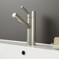 thumbnail image 2 of VIGO Noma Single Handle Single-Hole Bathroom Faucet Set with Deck Plate in Brushed Nickel, 2 of 5