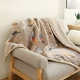 thumbnail image 7 of Ukeler Flannel Sherpa Throws 50'' x 60'' - Cute Colorful Owl Design Soft Plush Flannel Blanket Throws for Bed/Couch/Sofa/Office/Camping, 7 of 7