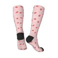 thumbnail image 4 of Haiem Floral Strawberr Socks, Funny Novelty Crazy Design Cotton Socks Sports Socks Knee High Socks For Men, Women,1Pairs - Gift For Working Friends, 4 of 9