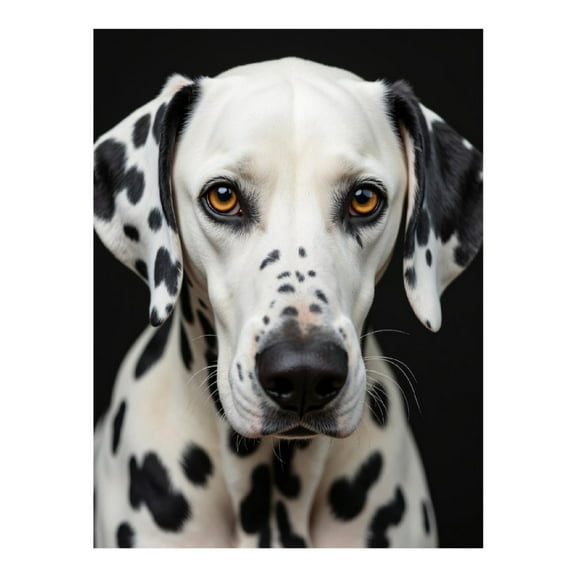 Diamond Art Kit for Adults, Dalmatian Portrait Bright Eyes Diamond Painting for Adults Beginners, 5D DIY Diamond Art Painting Kits, Colorful Diamond Painting Craft for Home Decor 12x16