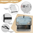 thumbnail image 6 of Renewold Countertop Appliance Cover for Toaster Oven Polyester Convection Oven Air Fryer Small Appliance Protector Kitchen Accessories, 20.5 x 16.5 x 10 Inches, Starfish Seashell Wood Grain, 6 of 7