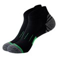 thumbnail image 2 of Helii Men's Low Cut Athletic Ankle Socks – Breathable Mesh Basketball Socks with Moisture Wicking, Reinforced Heel Toe & Arch Support Sports Training Socks Green,One Size, 2 of 4