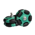 thumbnail image 3 of Lipstore Roues Pliantes Faciles de 58 mm Roues Omnidirectionnelles pour les Passionnés de Vélo Vert, 3 of 8