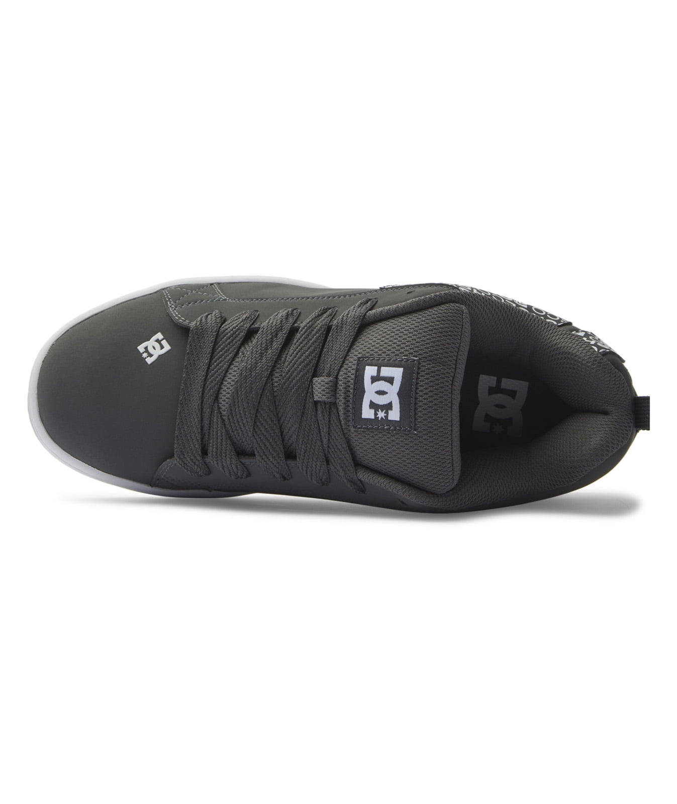 字009 Mens DC Shoe Court Graffik 300529 White Skateboard Athletic