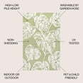 thumbnail image 4 of JONATHAN Y HAWAII 5 x 8 Area Rug, Tobago Two-Tone Monstera Leaf - Light Green/Ivory, HWC100D-5, 4 of 8