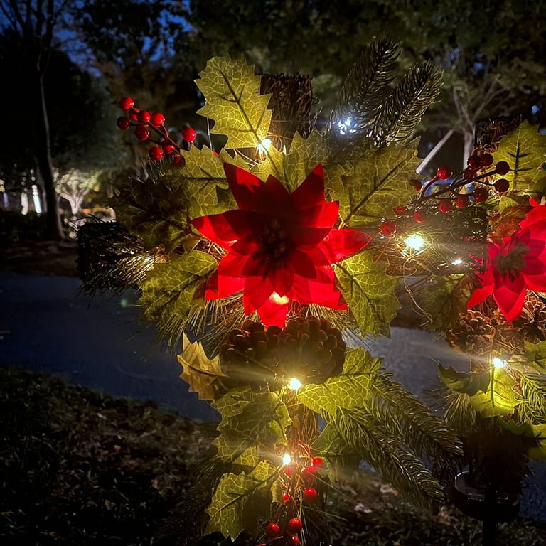 Outdoor LED Holiday Lanterns, Set of 2