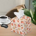 thumbnail image 2 of ZUXONGSY Christmas Cupcake Square Tissue Box Cover 2 Piece Decorative Tissue Boxes Covers PU Leather Tissue Box Cover Leather Tissue Holder for Bathroom Christmas Home Decoration, 2 of 7