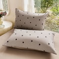 thumbnail image 6 of Nayoroom 2 Pieces Khaki Grid Comforter Set Love Heart Plaid Buffalo Check Gingham Pattern Microfiber Bedding Set Modern Cottage Preppy Decor, 6 of 6