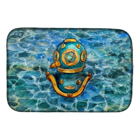 Deep Sea Diving Helmet Dish Drying Mat