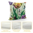 thumbnail image 4 of Creowell  Tulip Spring Floral Pillow Covers Farmhouse Garden Colorful Pillows Case for Patio Sofa Bed Home Decor 22x22in, 4 of 5