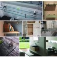 thumbnail image 4 of Soporte ajustable para estante de vidrio, soporte para estante de vidrio de 4 piezas, abrazadera de vidrio para montaje en pared, soporte para estantes de vidrio, para estante de vidrio, 4 of 5