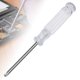 thumbnail image 5 of Mini destornillador herramienta de reparación agarre ergonómico mango transparente destornillador de 3 mm Ranurado, 5 of 9