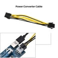 thumbnail image 4 of 2 Pack Graphics Card 6 Pin to 8 Pin PCIe Adapter Power Cable (GPU Video Graphics Card Power Cable) 7.8 Inch, 4 of 8