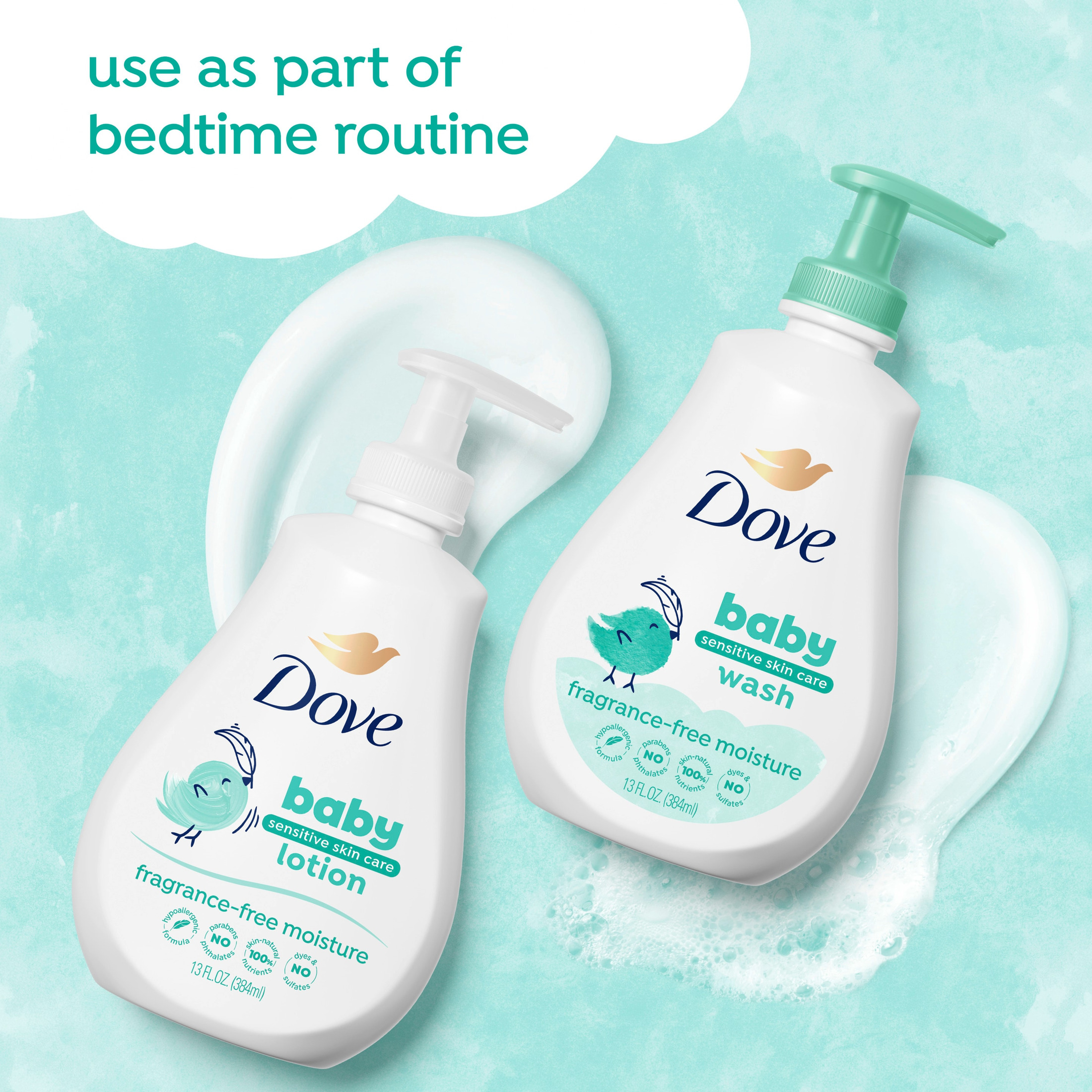Baby Dove Sensitive Skin Fragrance-Free Baby Wash, 13 oz photo 8