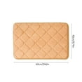 thumbnail image 3 of Bathroom Rugs, Absorbent Floor Mat, Non-Slip Backing, Machine Washable, Soft Velvet, Fast Drying, Foam Cushioned, for Bathroom Floor, 3 of 9