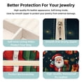 thumbnail image 3 of Santa Claus Square Portable Jewelry Box Organizer for Rings, Earrings, Necklaces, Bracelets - Travel Must-Have for Girls and Women, 3 of 6