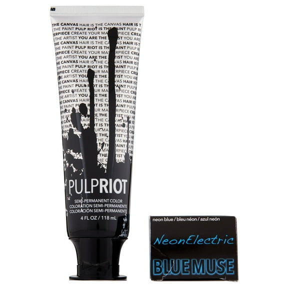 Pulp Riot Semi-Permanent Haircolor 4 oz Blue Muse