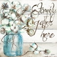 thumbnail image 2 of Cotton Boll Mason Jar I Family Poster Print by Tre Sorelle Studios, 2 of 2