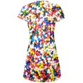 thumbnail image 2 of Halloween Sprinkles All Over Juniors V-Neck Dress, 2 of 2