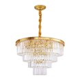 thumbnail image 3 of Luxury K9 Crystal Chandelier Flush Mount LED Light Ceiling Lamp Pendant Lighting, 3 of 12