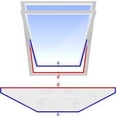thumbnail image 4 of Paño aislante para ventanas de pivote central con perímetro de 381 cm a 460 cm - para aire acondicionado móvil y secadora - Adecuado para todas las unidades de aire acondicionado móviles, 4 of 4