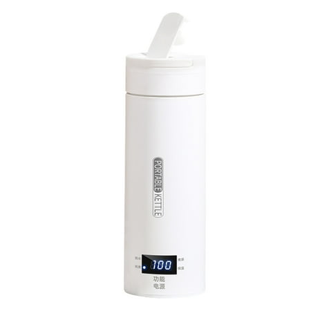 

Portable Mini Electric Pot Portable Electric Water Cup Small Electric Cup Kettle Mini Automatic Health Pot Glass&Bottle (I)