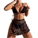 thumbnail image 1 of Elegante traje de baño dividido informal para mujer Mostrar cintura plana Estampado de tres piezas Estilo Hakama Cómodo bikini OAVQHLG3B Store lin121212, 1 of 3