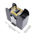 thumbnail image 2 of 6 Deck Battery-Operated Automatic Electric Card Shuffler-Black, 2 of 6